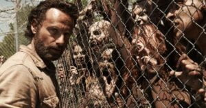 Rick Grimes y zombies. The Walking Dead ¿Cuánto cuesta un zombie como animal de compañía?