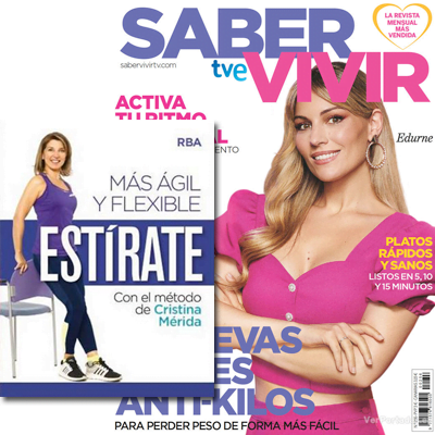 Revista Saber vivir febrero de 2022 estiramientos Cristina Mérida
