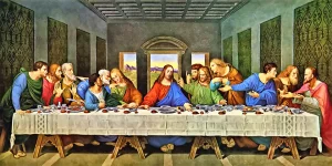 Última Cena de Leonardo Da Vinci y los 7 libros prohibidos de la Biblia