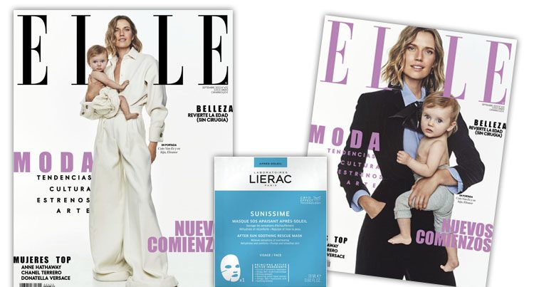 Elle pocket regalo revista septiembre 2022 mascarilla 'aftersun' de Lierac