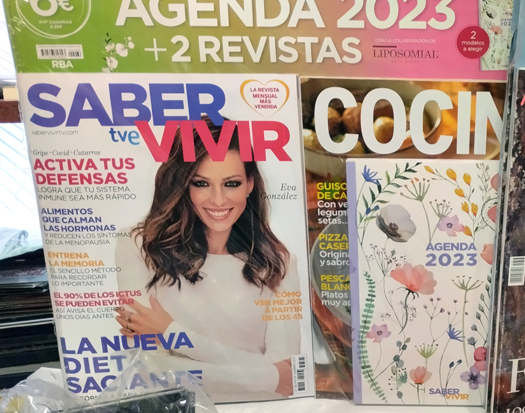 Revista Saber Vivir diciembre 2022 con agenda